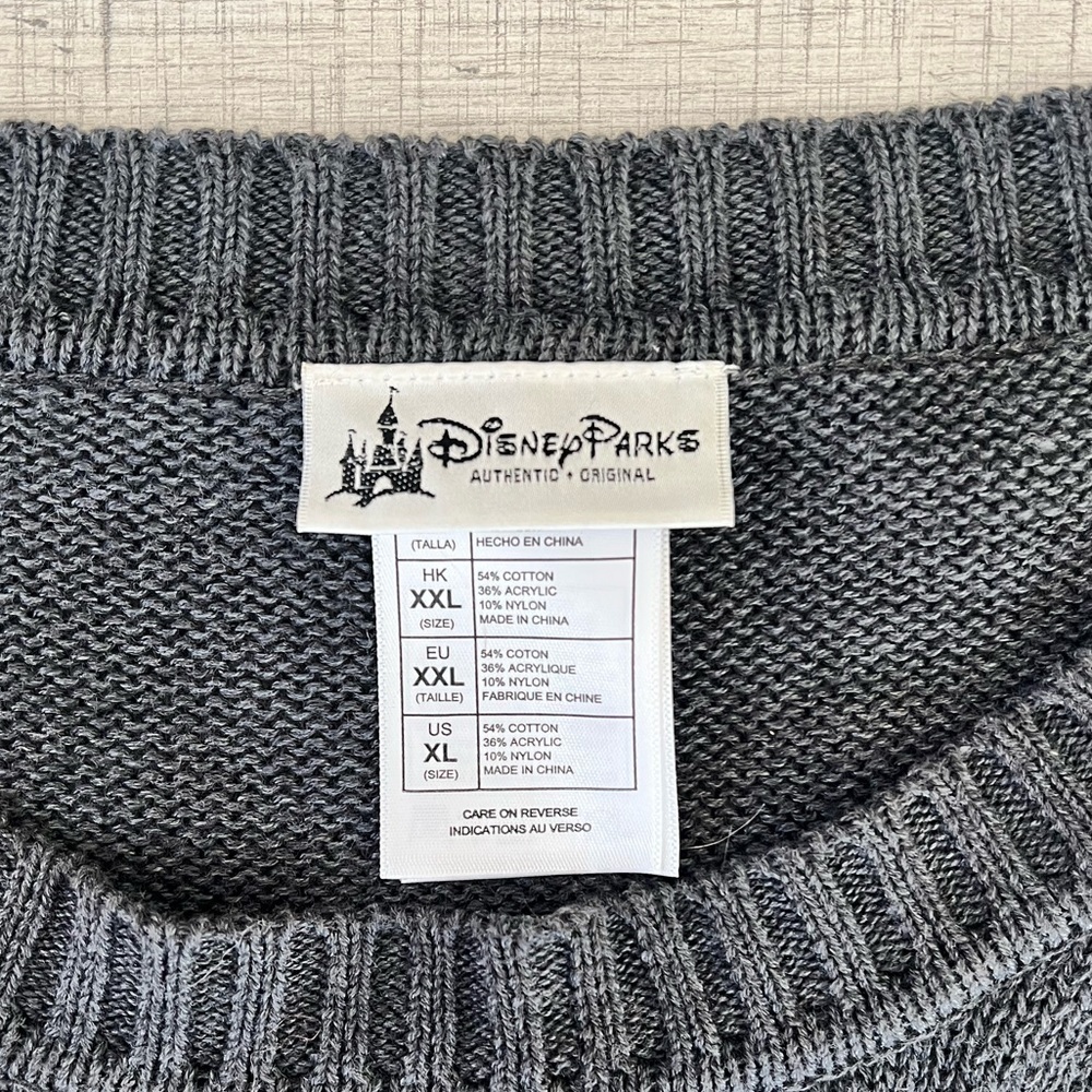 Disney Authentic Nightmare Before Christmas Jack Skeleton Sweater Size Junior XL - Picture 7 of 8